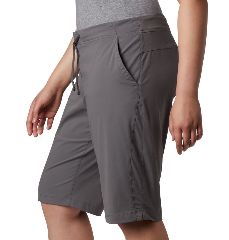 Pantaloni Scurti Columbia Anytime Outdoor Long Dama Gri Inchis | Plus Size LNM78A09Q